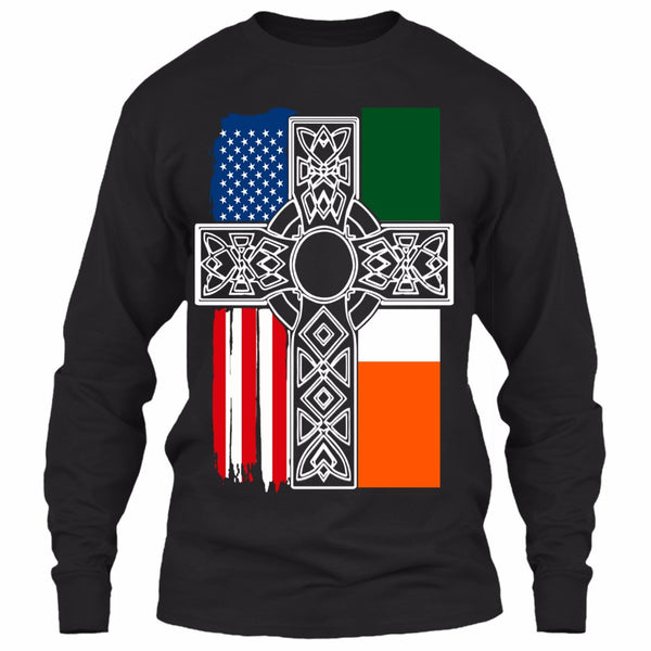 A black t-shirt with the shopify logo