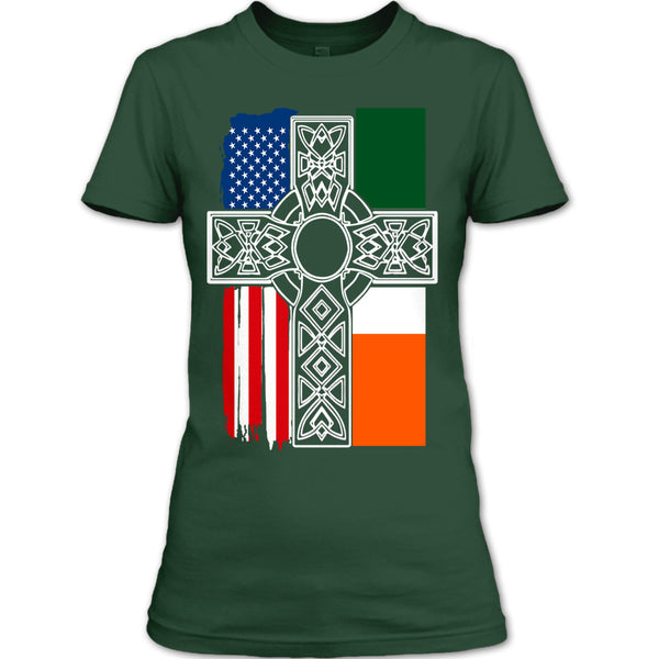 A black t-shirt with the shopify logo