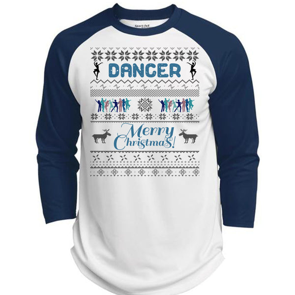 Dancer Merry Christmas T Shirt, Being A Dancer T Shirt, Awesome T-Shirts  (Polyester Game Baseball Jersey)