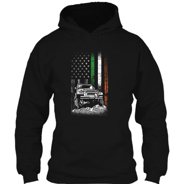 A black t-shirt with the shopify logo