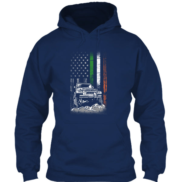 A black t-shirt with the shopify logo