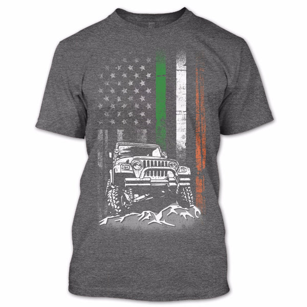 A black t-shirt with the shopify logo