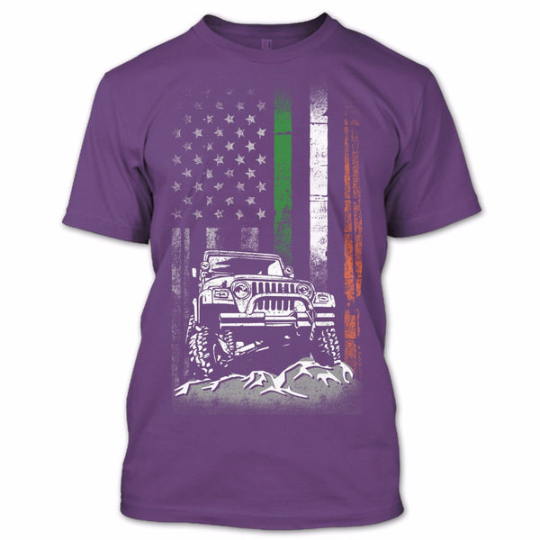 A black t-shirt with the shopify logo