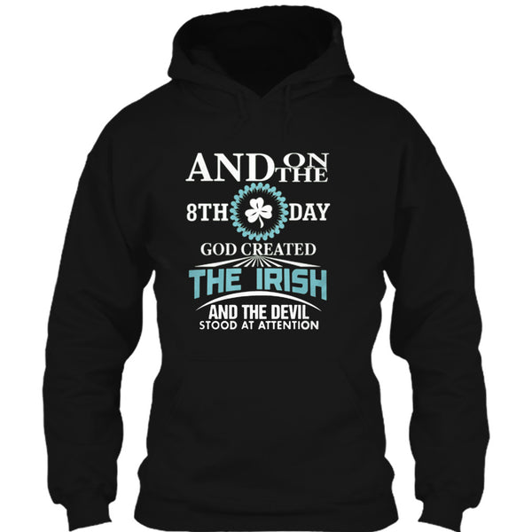 A black t-shirt with the shopify logo