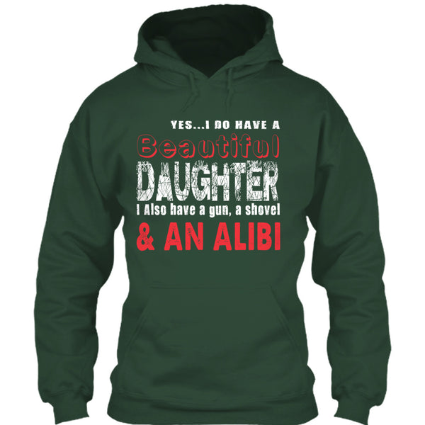 A black t-shirt with the shopify logo