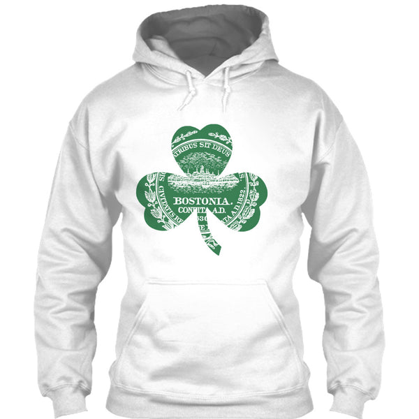 A black t-shirt with the shopify logo