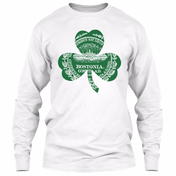 A black t-shirt with the shopify logo