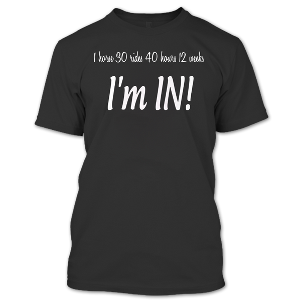 A black t-shirt with the shopify logo