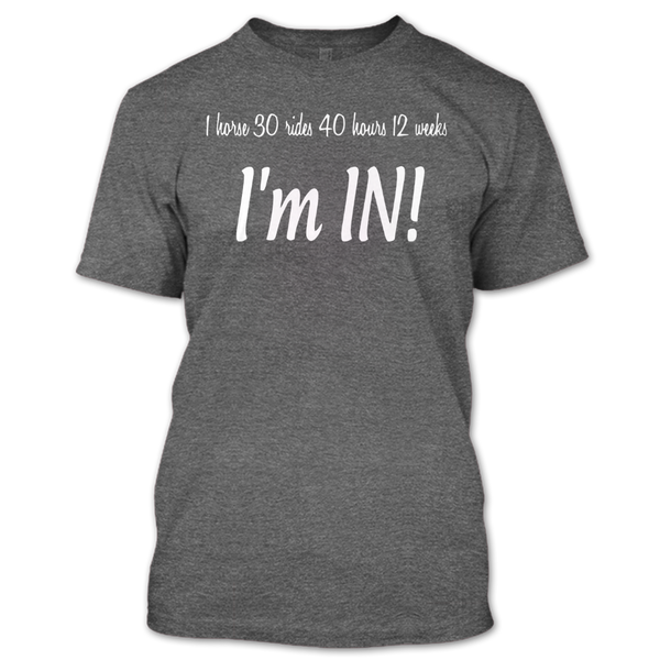 A black t-shirt with the shopify logo