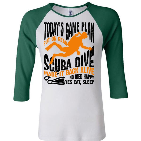 Today's Game Plan T Shirt, I Love Diving T Shirt, Awesome T-Shirts