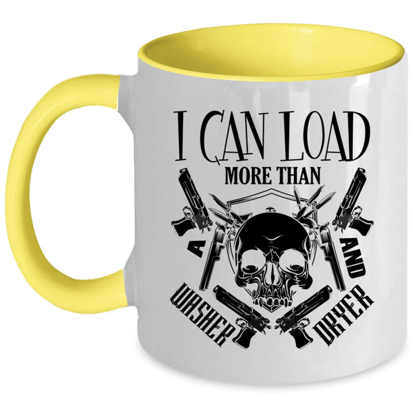 Cool Hunter Coffee Mug, I Can Load More Than Washer Dryer Accent Mug
