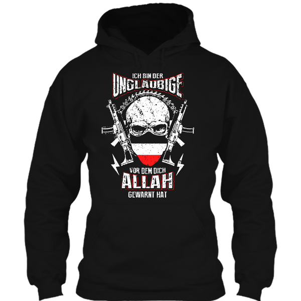 A black t-shirt with the shopify logo