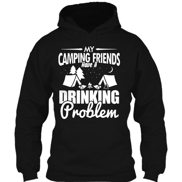 A black t-shirt with the shopify logo