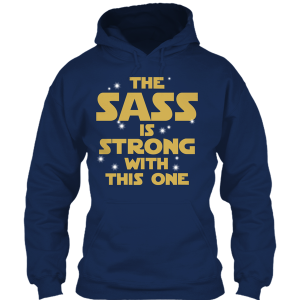 A black t-shirt with the shopify logo