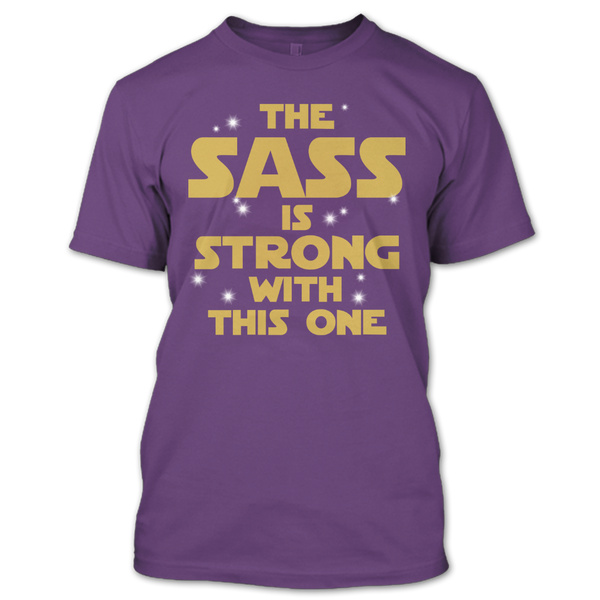 A black t-shirt with the shopify logo