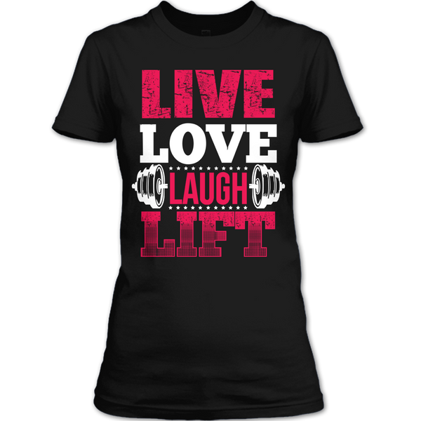 A black t-shirt with the shopify logo