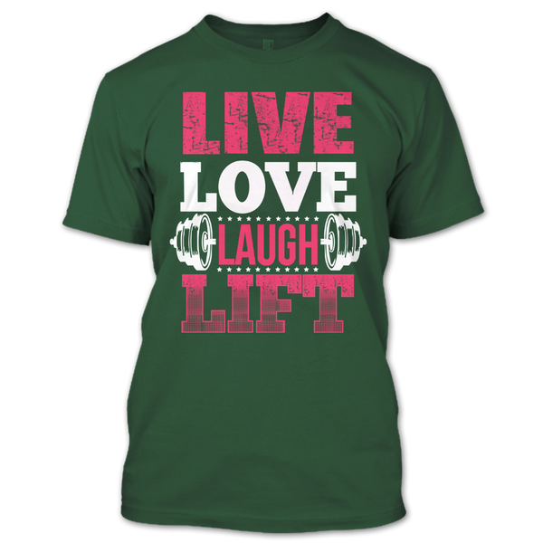 A black t-shirt with the shopify logo