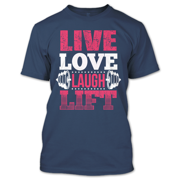 A black t-shirt with the shopify logo