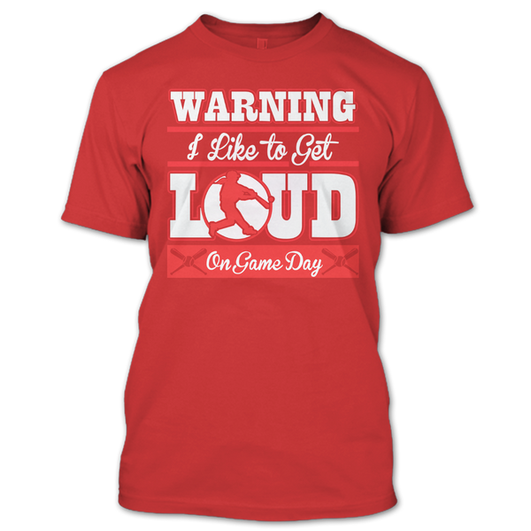 A black t-shirt with the shopify logo