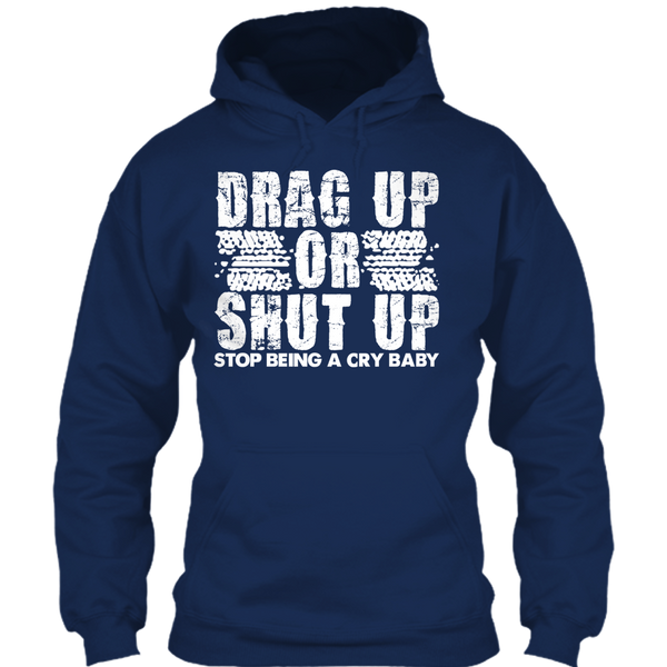 A black t-shirt with the shopify logo