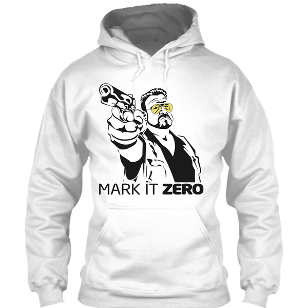 A black t-shirt with the shopify logo