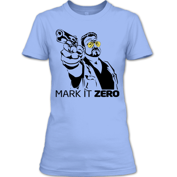 A black t-shirt with the shopify logo