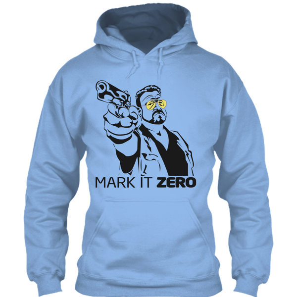 A black t-shirt with the shopify logo