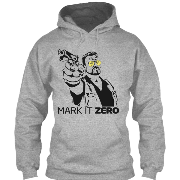 A black t-shirt with the shopify logo