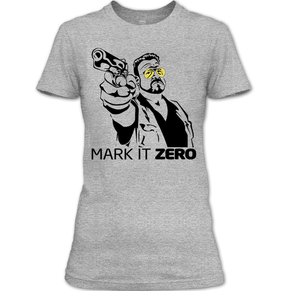 A black t-shirt with the shopify logo