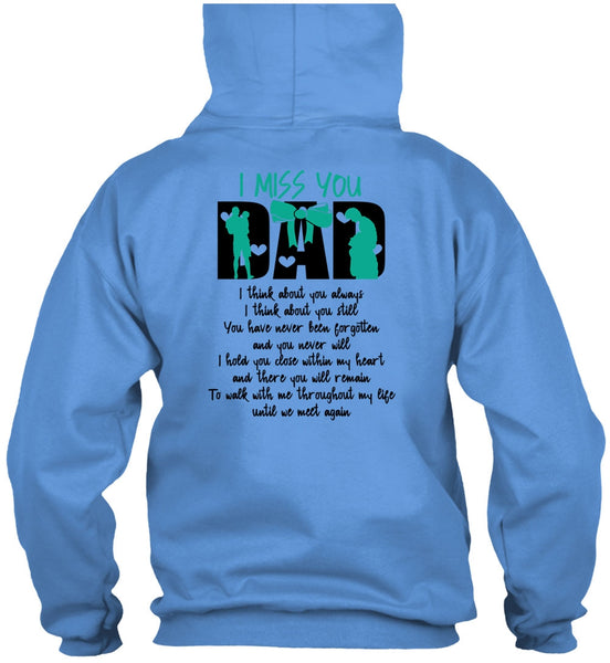 I Miss You Dad T Shirt, I Love Dad T Shirt