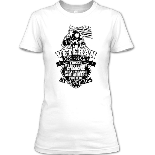 Veteran Grandpa T Shirt, To Protect My Grandkids T Shirt