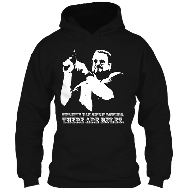 A black t-shirt with the shopify logo