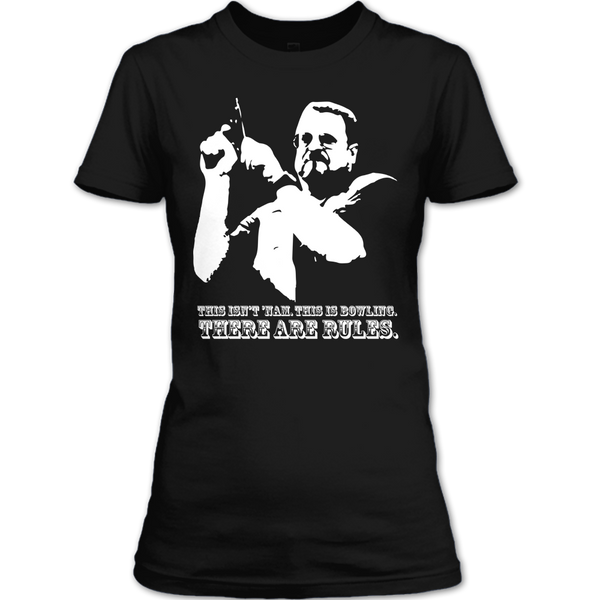 A black t-shirt with the shopify logo