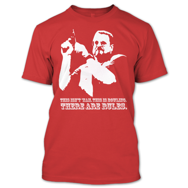 A black t-shirt with the shopify logo