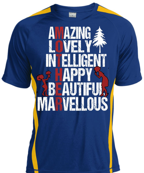 Amazing Lovely Intelligent Happy T Shirt, Being A Mom T Shirt, Cool Shirt