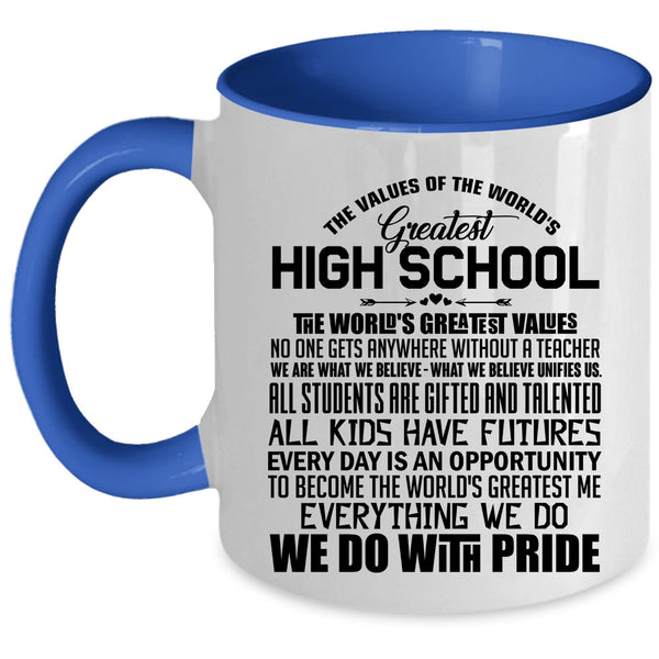 Awesome Teacher Coffee Mug, The World's Greatest High School Accent Mug