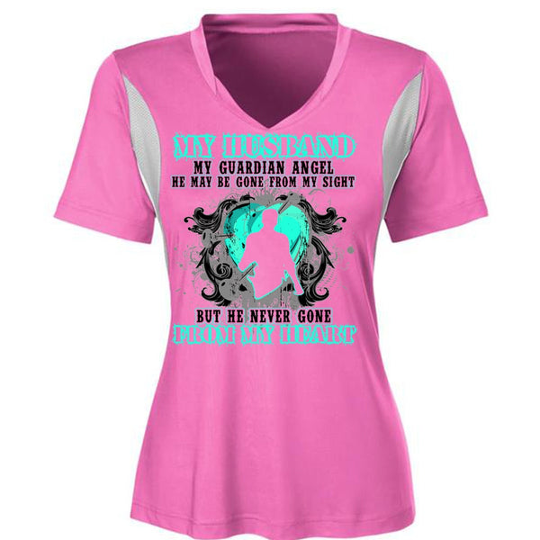 My Husband My Guardian Angel T Shirt, I Love Husband T Shirt, Awesome T-Shirts