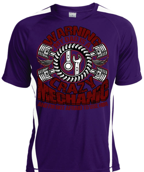 My Dad Is A Crazy Mechanic T Shirt, Being A Mechanic T Shirt, Cool Shirt
