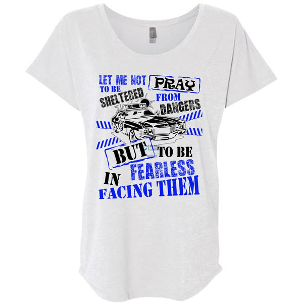 To Be Fearless In Facing Them T Shirt, I Love Police T Shirt, Awesome T-Shirts