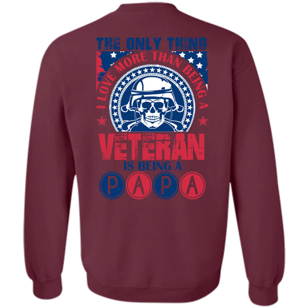 Being A Papa T Shirt, Flag American Sweatshirt