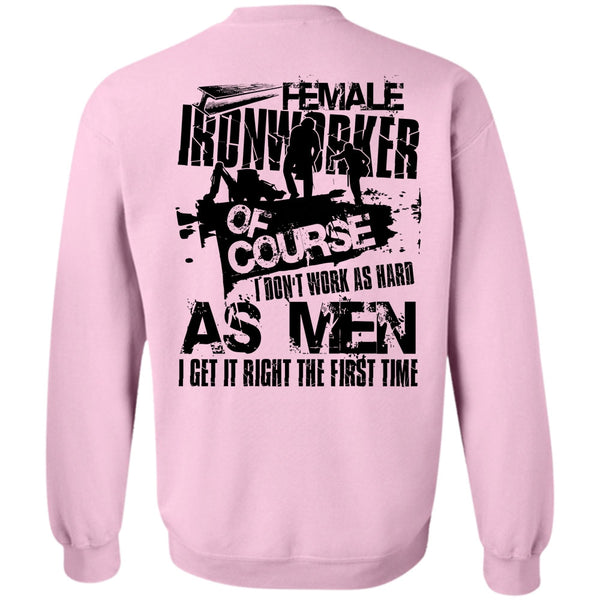 I Love Ironworker T Shirt, Female Ironworker Sweatshirt