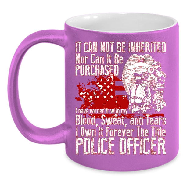 The Title Police Officer Coffee Mug, Funny Policeman Coffee Cup