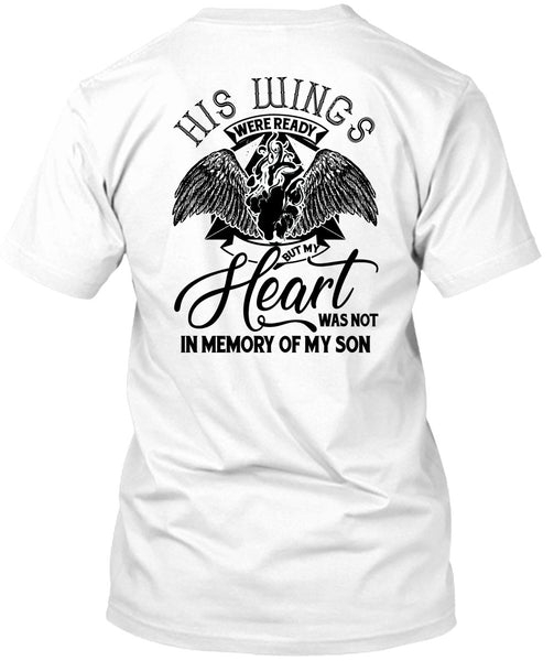 A black t-shirt with the shopify logo