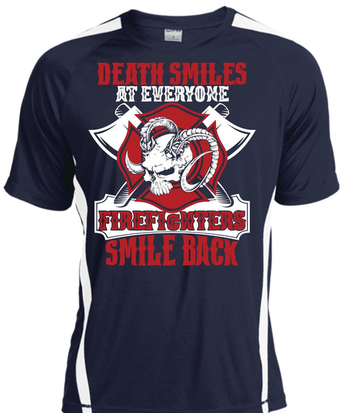 Firefighters Smile Back T Shirt, Being A Firefighter T Shirt, Cool Shirt