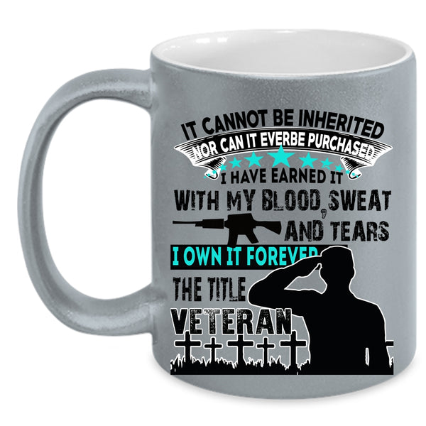 Awesome Gift For Veteran Coffee Mug, Veteran Accent Mug