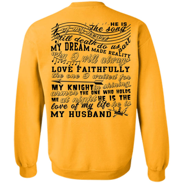 Being A Husband T Shirt, He Is My Husband Sweatshirt