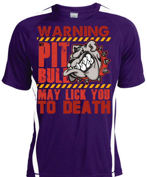 Warning My Pit Bull T Shirt, I Love Pit Bull T Shirt, Cool Shirt