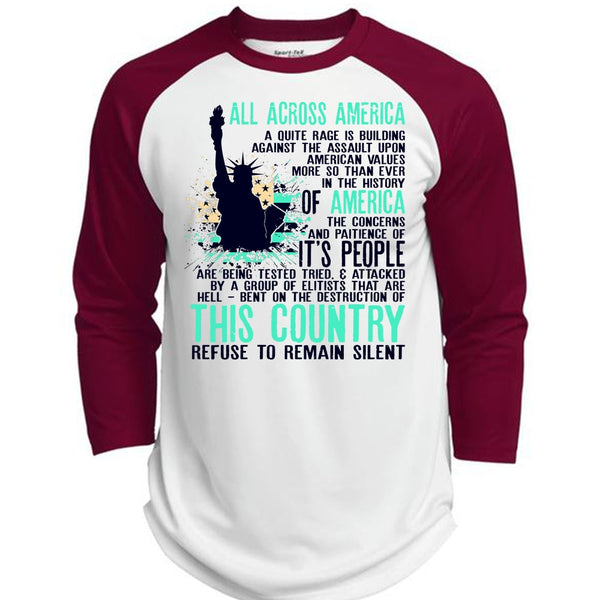 All Across America T Shirt, I Love Veteran T Shirt, Awesome T-Shirts  (Polyester Game Baseball Jersey)