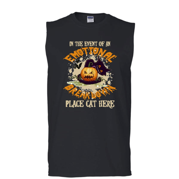 A black t-shirt with the shopify logo