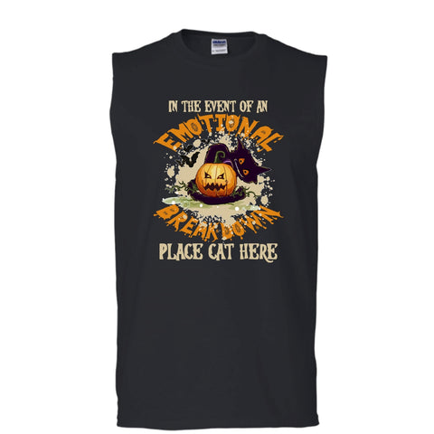 A black t-shirt with the shopify logo